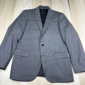J. Crew Ludlow 4 Season Wool Suit Blazer Mens Size 40R Slim Fit Gray